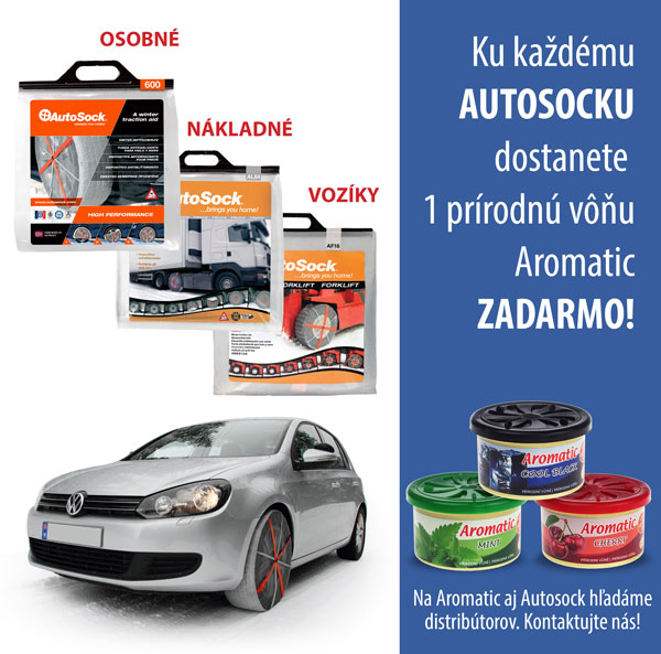 autosock akce s vůní aromatic