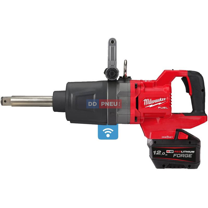 1" aku rázový utahovák s dlouhým vřetenem MILWAUKEE M18 ONEFHIWF1D-121C