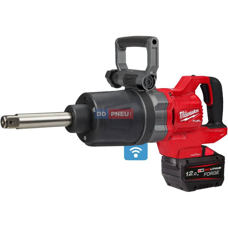 1" aku rázový utahovák s dlouhým vřetenem MILWAUKEE M18 ONEFHIWF1D-121C