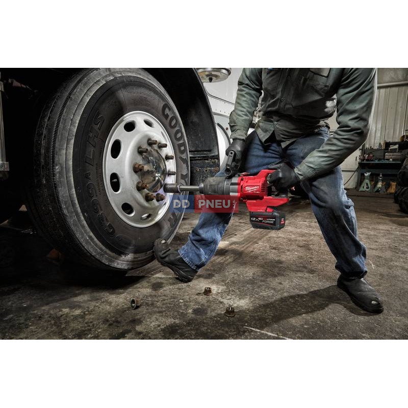 1" aku rázový utahovák s dlouhým vřetenem MILWAUKEE M18 ONEFHIWF1D-121C