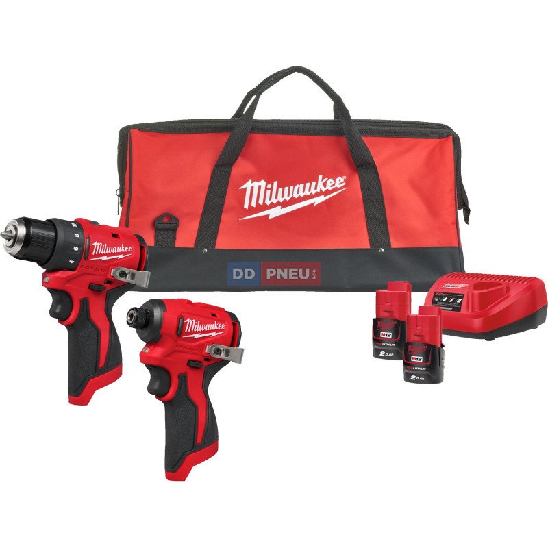 Akční sada nářadí Milwaukee M12 BLPP2D-202B