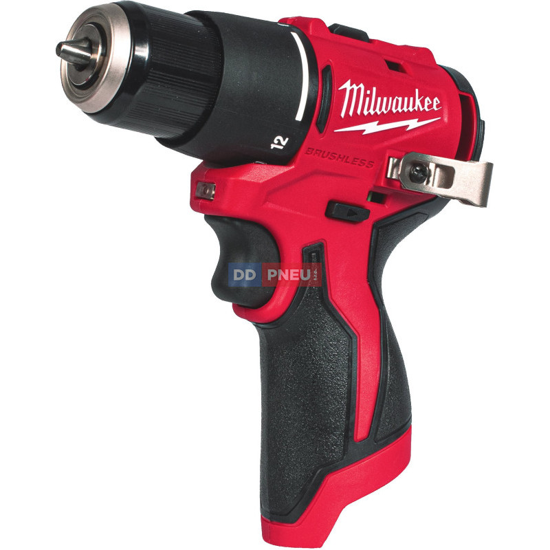 Aku kompaktní bezuhlíková příklepová vrtačka MILWAUKEE M12 BLPDRC-0