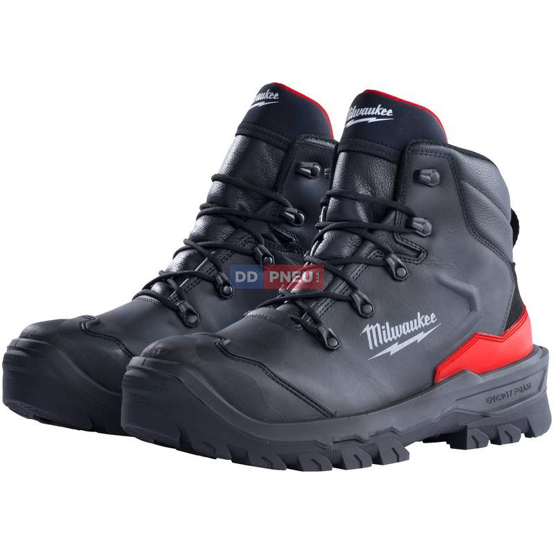 Bezpečnostní boty MILWAUKEE Armourtred™ S3S 1M110111W – kožené, černé, EU 39