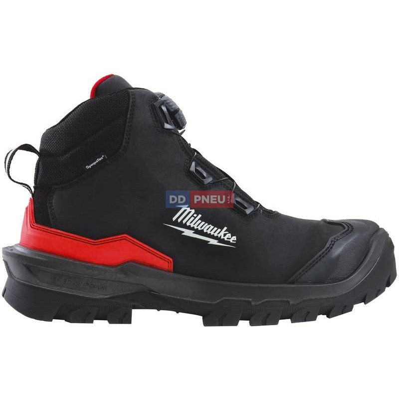 Bezpečnostní boty MILWAUKEE Armourtred™ S7S B1M110111W – kožené, černé, BOA, EU 39