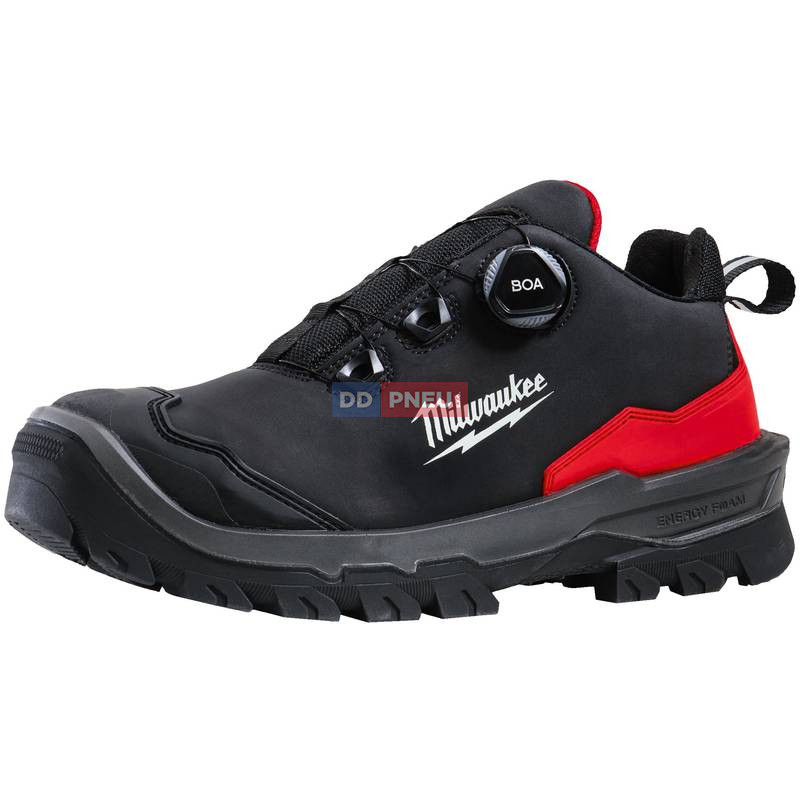 Bezpečnostní polobotky MILWAUKEE Armourtred™ S3S B1L110111W – mikrovlákno, černé, EU 45