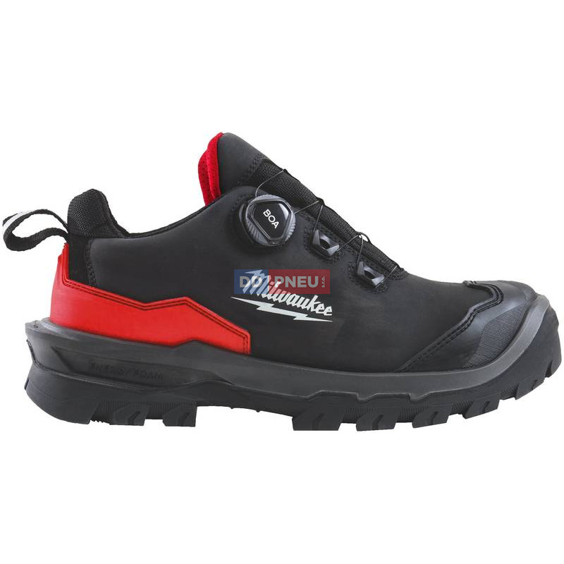 Bezpečnostní polobotky MILWAUKEE Armourtred™ S3S B1L110111W – mikrovlákno, černé, EU 45