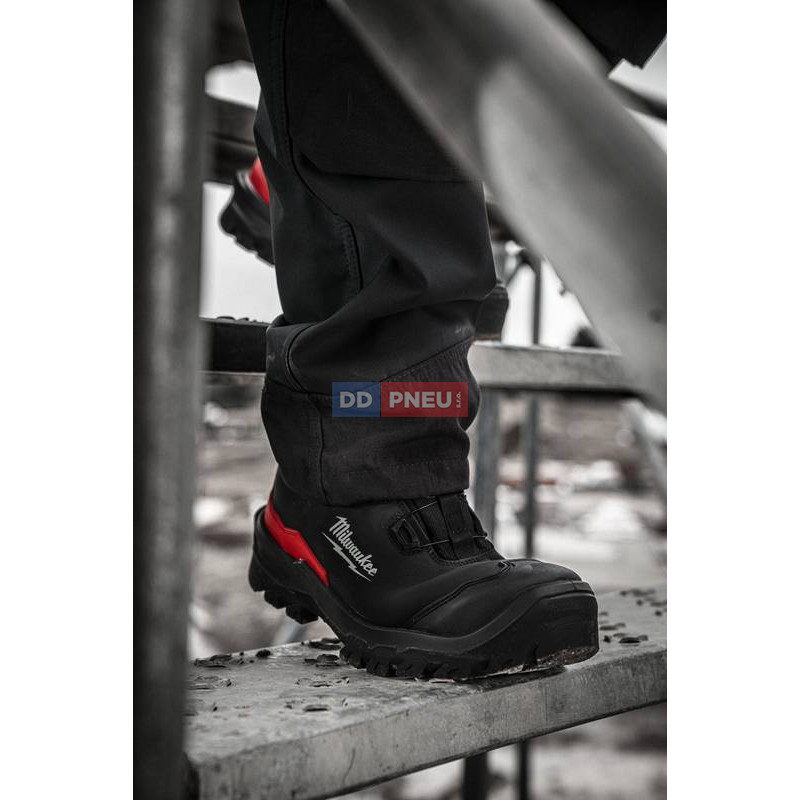 Bezpečnostní polobotky MILWAUKEE Armourtred™ S3S B1L110111W – mikrovlákno, černé, EU 43