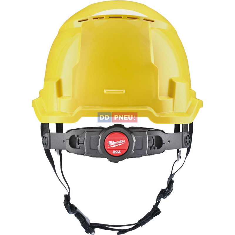 Přilba Milwaukee BOLT™100 – odvětrávaná, s podbradním páskem, žlutá