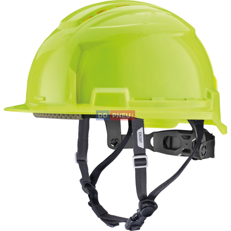 Přilba Milwaukee BOLT™100 – odvětrávaná, s podbradním páskem, žlutá s vysokou viditelností