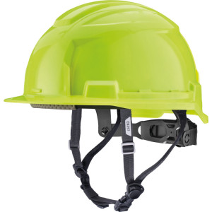 Přilba Milwaukee BOLT™100 – neodvětrávaná, s podbradním páskem, žlutá s vysokou viditelností
