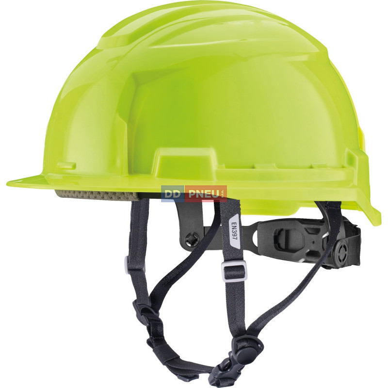 Přilba Milwaukee BOLT™100 – neodvětrávaná, s podbradním páskem, žlutá s vysokou viditelností