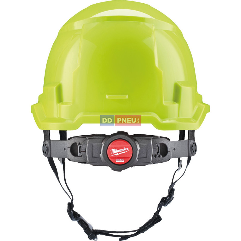 Přilba Milwaukee BOLT™100 – neodvětrávaná, s podbradním páskem, žlutá s vysokou viditelností