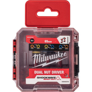 Sada dvojitých nástrčných klíčů MILWAUKEE SHOCKWAVE™ IMPACT DUTY – 3ks