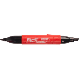 Značkovač s dvojitým hrotem MILWAUKEE INKZALL™ – sešikmený/tenký