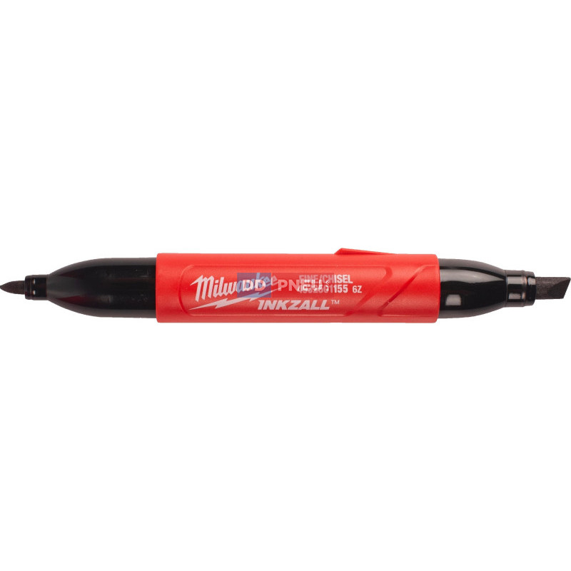 Značkovač s dvojitým hrotem MILWAUKEE INKZALL™ – sešikmený/tenký