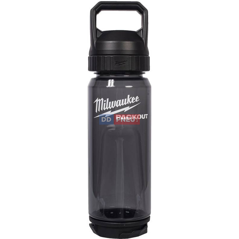 Plastová lahev Milwaukee PACKOUT™ – černá, 740 ml