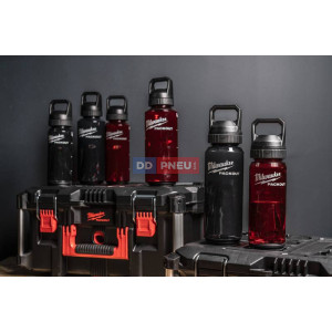 Plastová lahev Milwaukee PACKOUT™ – černá, 1005 ml