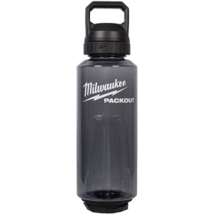 Plastová lahev Milwaukee PACKOUT™ – černá, 1420 ml