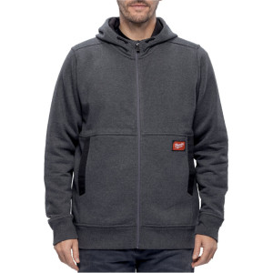 Pracovní mikina se zipem a kapucí Milwaukee GRIDIRON™ WHZ – šedá, M