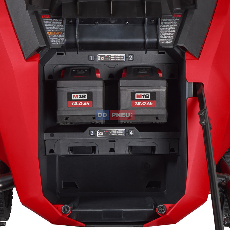 Sněhová fréza na dva akumulátory Milwaukee M18 F2SSBL-122