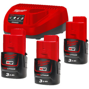 Sada nabíječka a baterie M12 NRG-303