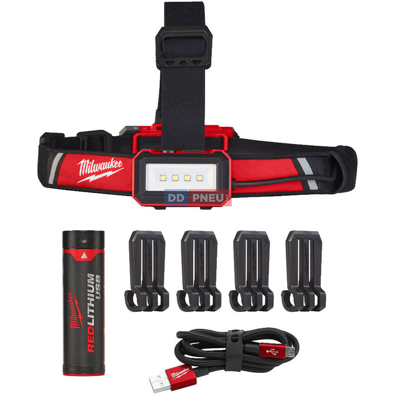 USB nabíjecí čelovka MILWAUKEE L4 HLRP-201