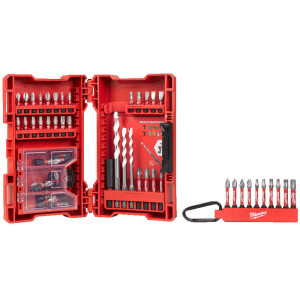 Sada bitů a vrtáků MILWAUKEE do multimateriálu – 54ks
