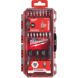 Sada bitů a nástrčných klíčů MILWAUKEE SHOCKWAVE – 35 ks Sada bitů a nástrčných klíčů MILWAUKEE SHOCKWAVE – 35 ks