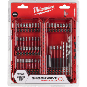 Sada vrtáků a bitů MILWAUKEE SHOCKWAVE – 48 ks