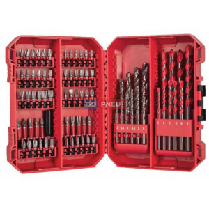 Sada vrtáků a bitů Milwaukee Shockwave Impact Duty – 80 ks