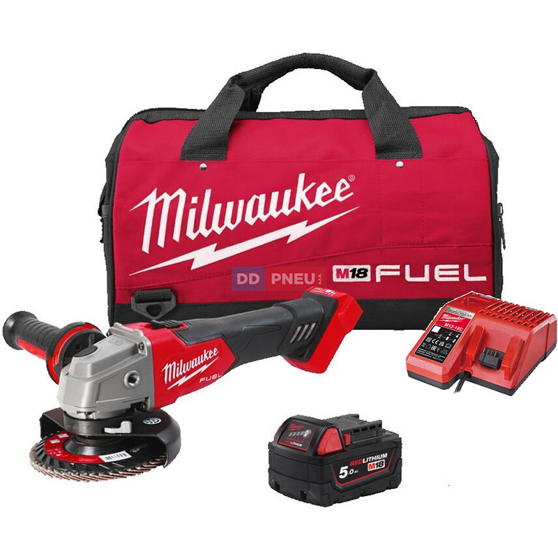 Akční sada aku úhlová bruska Milwaukee M18 FSAG125X-501B