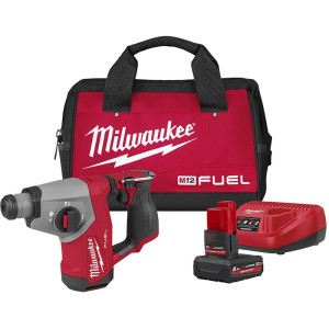 Akční sada aku kladivo SDS-Plus Milwaukee M12 FHAC16-501B
