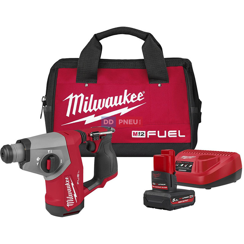 Akční sada aku kladivo SDS-Plus Milwaukee M12 FHAC16-501B