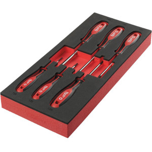 Pěnová vložka se sadou šroubováků TX MILWAUKEE – 6 ks