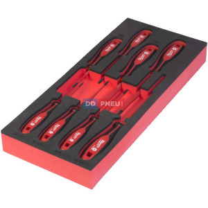 Pěnová vložka se sadou šroubováků VDE Tri-Lobe MILWAUKEE – 8 ks