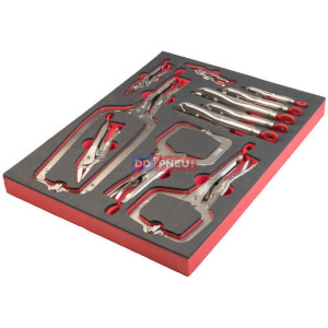 Pěnová vložka se sadou samosvorných kleští MILWAUKEE – 11 ks 