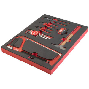 Pěnová vložka se sadou nářadí MILWAUKEE – 15ks