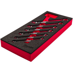 Pěnová vložka se sadou klíčů MILWAUKEE – 6ks