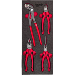 Pěnová vložka se sadou kleští MILWAUKEE – 4ks