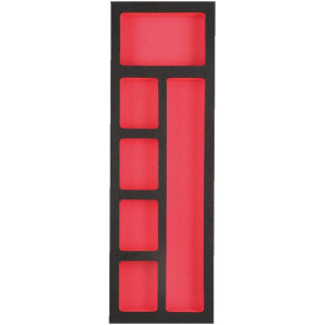 Prázdná pěnová vložka MILWAUKEE pro ocelové vozíky 46″ – šířka 165 mm