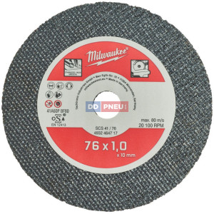 Tenký řezný kotouč na kov PRO+ Milwaukee SCS 41/76 – 5ks Tenký řezný kotouč na kov PRO+ Milwaukee SCS 41/76 – 5ks