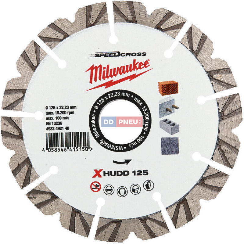Diamantový kotouč MILWAUKEE Speedcross XHUDD – 125 mm