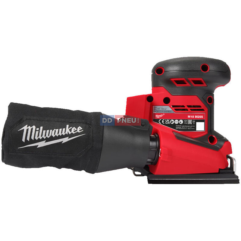 Aku vibrační bruska MILWAUKEE M18 BQSS-0 – bez baterie