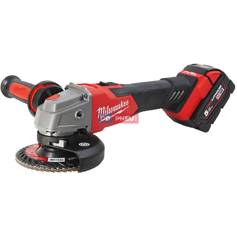 Aku úhlová bruska s posuvným spínačem MILWAUKEE M18 FSAG125XB-502X