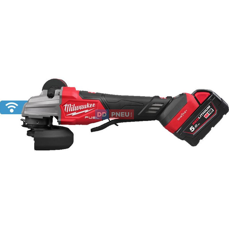 Aku úhlová bruska s brzdou a regulací otáček MILWAUKEE M18 FSAGSVO125X-502X