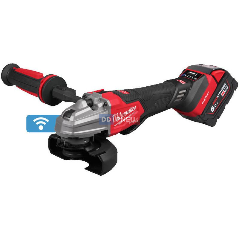 Aku úhlová bruska s brzdou a regulací otáček MILWAUKEE M18 FSAGSVO125X-502X