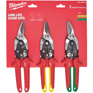 Sada nůžek na plech MILWAUKEE – 3ks Sada nůžek na plech MILWAUKEE – 3ks