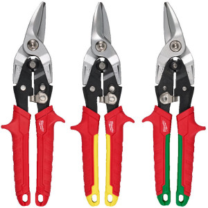 Sada nůžek na plech MILWAUKEE – 3ks