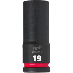 Průmyslové hlavice 1/2" dlouhé MILWAUKEE SHOCKWAVE – 8 až 36 mm