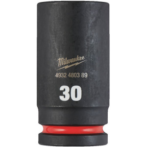 Průmyslové hlavice 3/4" dlouhé MILWAUKEE SHOCKWAVE – 17 až 50 mm